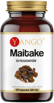 Дієтична добавка Yango Maitake 90 капсул для зниження артеріального тиску та цукру (5903796650792) - зображення 2