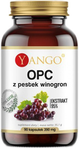 Suplement diety Yango Opc Ekstrakt Z Pestek Winogron 300 mg 90 (5905279845510)