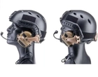 Активные наушники Earmor M32X Mark3 MilPro ORIGINAL Чебурашка на шлем , каску ( Койот ) - изображение 7