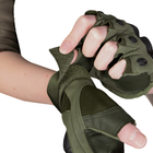 Перчатки CamoTec тактические беспалые Air Tac Shot Olivе XL - изображение 2