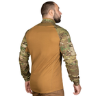 Боевая рубашка военная летняя CamoTec CM RAID Multicam/Coyote мультикам 3XL - изображение 3