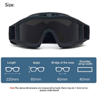 Тактичні окуляри Revision Goggles чорні для стрільби 3 лінзи - зображення 4