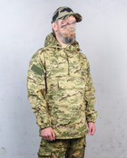 Куртка парка анорак військова форма бавовна 100% камуфляж multicam MTP 44-46, зріст 3/4 - зображення 1