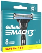 Леза для бритви Gillette Mach 3 8 шт (4987176150516) - зображення 1