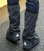 Бахіли для взуття від дощу, бруду L (30 см) та Термоплащ Рятувальний із фольги для виживання - зображення 5