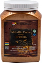 Емаль Feidal Metallic Effect (бронза) 0.8 л (4820080584414)