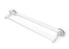 Тримач для рушників подвійний MVM BP-31 клейкий Білий (BP-31 WHITE)