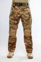 Летние тактические штаны (брюки) камуфляж мультикам, размер L - изображение 1