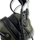 Наушники тактические активные Opsmen Earmor M32 MOD3 с микрофоном и шумоподавлением Оливковые - изображение 5