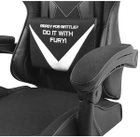 Крісло ігрове Fury Gaming Chair Avenger L 60 мм Black-White (NFF-1711) - зображення 10