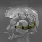Наушники тактические активные Earmor M32H MOD3 с микрофоном и креплениями чебурашка Олива - изображение 4