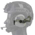 Крепление адаптер Чебурашка Silenta на каску шлем для наушников Impact Sport Wаlker`s Earmor Peltor - Green - изображение 8