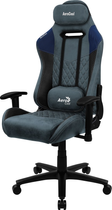 Ігрове крісло Aerocool AC-280 DUKE AEROAC-280DUKE-BK/BL Синє - зображення 3