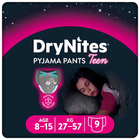 Pieluchomajtki Huggies DryNites dla dziewczynek 8-15 lat 9szt. (5029053527604) - obraz 3