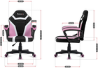 Fotel gamingowy huzaro HZ-Ranger 1.0 pink mesh - obraz 8
