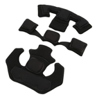 Протиударні подушки для шолома каски FAST Mich helmet-pad-black - зображення 1