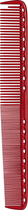 Grzebień do strzyżenia Y.S.Park Professional 335 Cutting Combs Red (4981104350788) - obraz 1