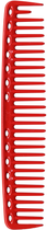 Grzebień do strzyżenia Y.S.Park Professional 452 Big Hearted Combs Red (4981104350337) - obraz 1
