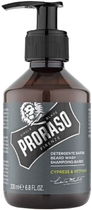 Szampon do brody Proraso Cyprys i Wetiwer 200 ml (8004395007523) - obraz 1