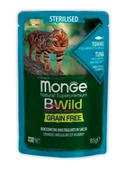 Корм Monge BWild Sterilized Тунец с креветками 85 г