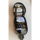 Медицинский подсумок для аптечки с отрывной спинкой на липучке M-KET Мультикам военный с 2 карманами и резинками крепление на тактический пояс или систему MOLLE - изображение 9