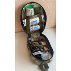 Медицинский подсумок для аптечки с отрывной спинкой на липучке M-KET Мультикам военный с 2 карманами и резинками крепление на тактический пояс или систему MOLLE - изображение 10