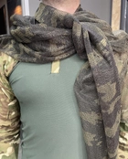 Снайперська сітка військова тактична, камуфляж, 1,4 м х 1,8 м, чоловіча головна хустка, літній шарф у сітку прямокутний - зображення 2