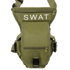 Тактична сумка на стегно поясна E-Tac M14 Olive Green - зображення 4