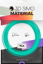 Zestaw PLA plastik 3Dsimo do drukarki 3D 1.75 mm 120 g Green Blue (G3D3007) - obraz 1
