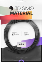 Набір ABS пластик 3Dsimo для 3D-принтера 1.75 мм 120 г Orange Black White (G3D3009) - зображення 2