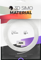 Zestaw ABS plastik 3Dsimo do drukarki 3D 1.75 mm 120 g Orange Black White (G3D3009) - obraz 3