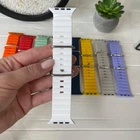 Силиконовый Ремешок Ocean Band для Apple Watch 42,44,45,49 мм Белый