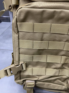 Військовий рюкзак 45 л. Yakeda, Койот, тактичний рюкзак для військових, армійський рюкзак для солдатів - зображення 7