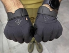 Перчатки тактические First Tactical, Черные, размер M, стрейч, мужские, сенсор, защита от травм, вентиляция - изображение 1