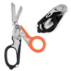 Многофункциональные тактические ножницы складные Оранжевые - изображение 3