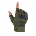 Перчатки без пальцев штурмовые тактические мужские L - изображение 1