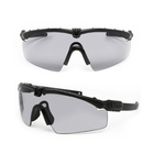 Тактические защитные очки UV400 со сменными линзами Черный (Black) - изображение 1