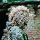 Кавер, чехол маскировочный на каску MICH Кикимора сухая трава, размер Универсальный. - изображение 3