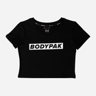 Koszulka damska bawełniana BODYPAK S Czarna (1000000000221) - obraz 4