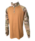 Рубашка Tactic4Profi УБАКС рипстоп-кулмакс мультикам-койот с длинным рукавом M - изображение 1