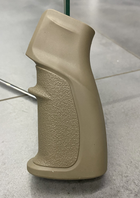 Рукоятка пістолетна для AR15 прогумована DLG TACTICAL (DLG-106), колір Койот, з відсіком для батарейок - зображення 5