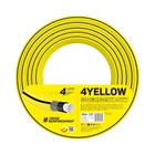 Шланг садовий для поливу еластичний 20 бар з міцним армуванням Cellfast 4Yellow 1/2" 50 м 4 шаровий 10-502