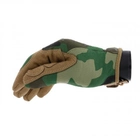 Рукавички тактичні Mechanix Wear Original Camo Gloves MG-77 S Woodland (2000980571437) - зображення 5