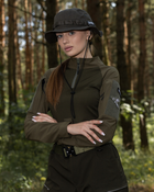 Жіноча сорочка тактична BEZET Combat хакі - XL - зображення 2
