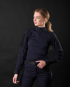 Рубашка тактическая женская BEZET Combat синий - XL - изображение 2