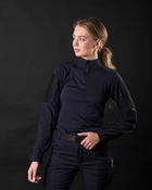 Рубашка тактическая женская BEZET Combat синий - L - изображение 2