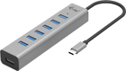 USB-хаб i-Tec Metal USB Type-C 8-in-1 (C31HUBMETAL703)