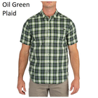 Рубашка 5.11 HUNTER PLAID SHORT SLEEVE SHIRT, 71374 Large, Pacific Navy Plaid - изображение 5