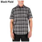 Рубашка 5.11 HUNTER PLAID SHORT SLEEVE SHIRT, 71374 Medium, Dusty Sage Plaid - изображение 11