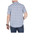 Рубашка с коротким рукавом 5.11 CARSON PLAID SHORT SLEEVE SHIRT 71394 Large, Blueblood Plaid - изображение 6